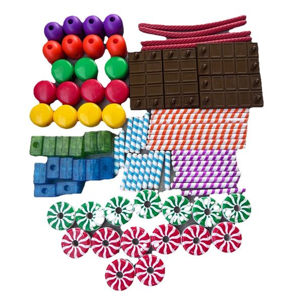 Learning Resources Candy Construction Building Set 86 Pc Stem Holiday Christmas - Picture 1 of 5